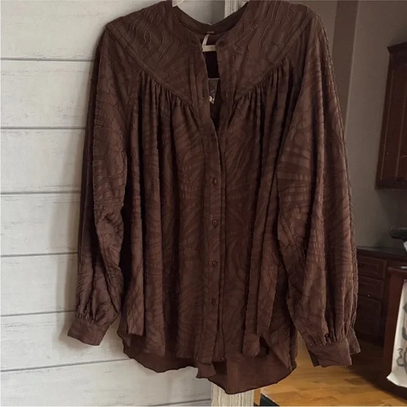 Free People Can’t Stop Dreaming Oversized Tunic Top - Picture 2 of 11
